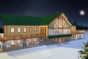 Winter Nighttime View