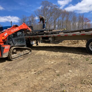 04-25-2024 Unloading 24 Ton of Steel