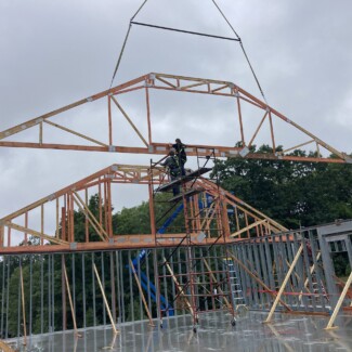 08-07-2024 Wooden Truss Installation